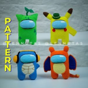 among us pokemon crochet patterns