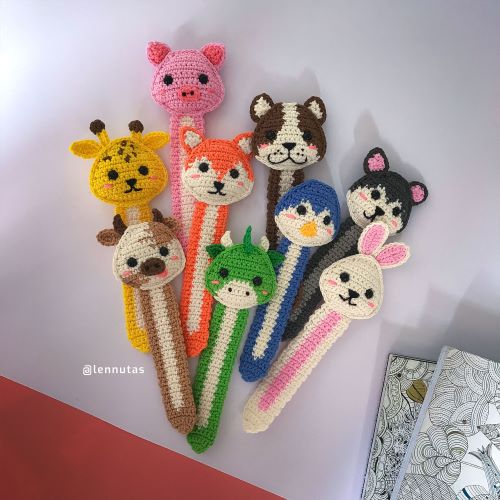 animal bookmark crochet pattern