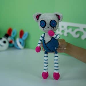 creepy cat crochet pattern