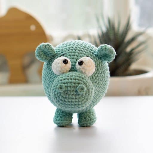 baby hippo crochet pattern