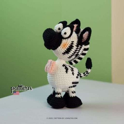 Silly Zebra Crochet Pattern
